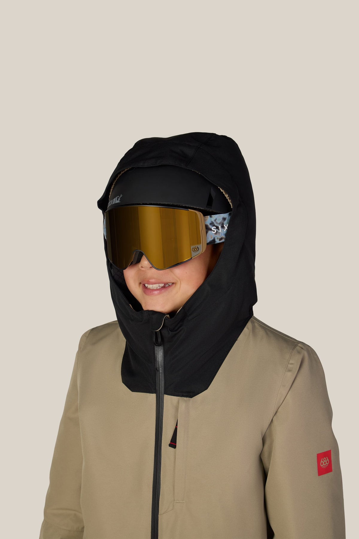 686 Y Gateway Insulated Jacket Khaki Colorblock
