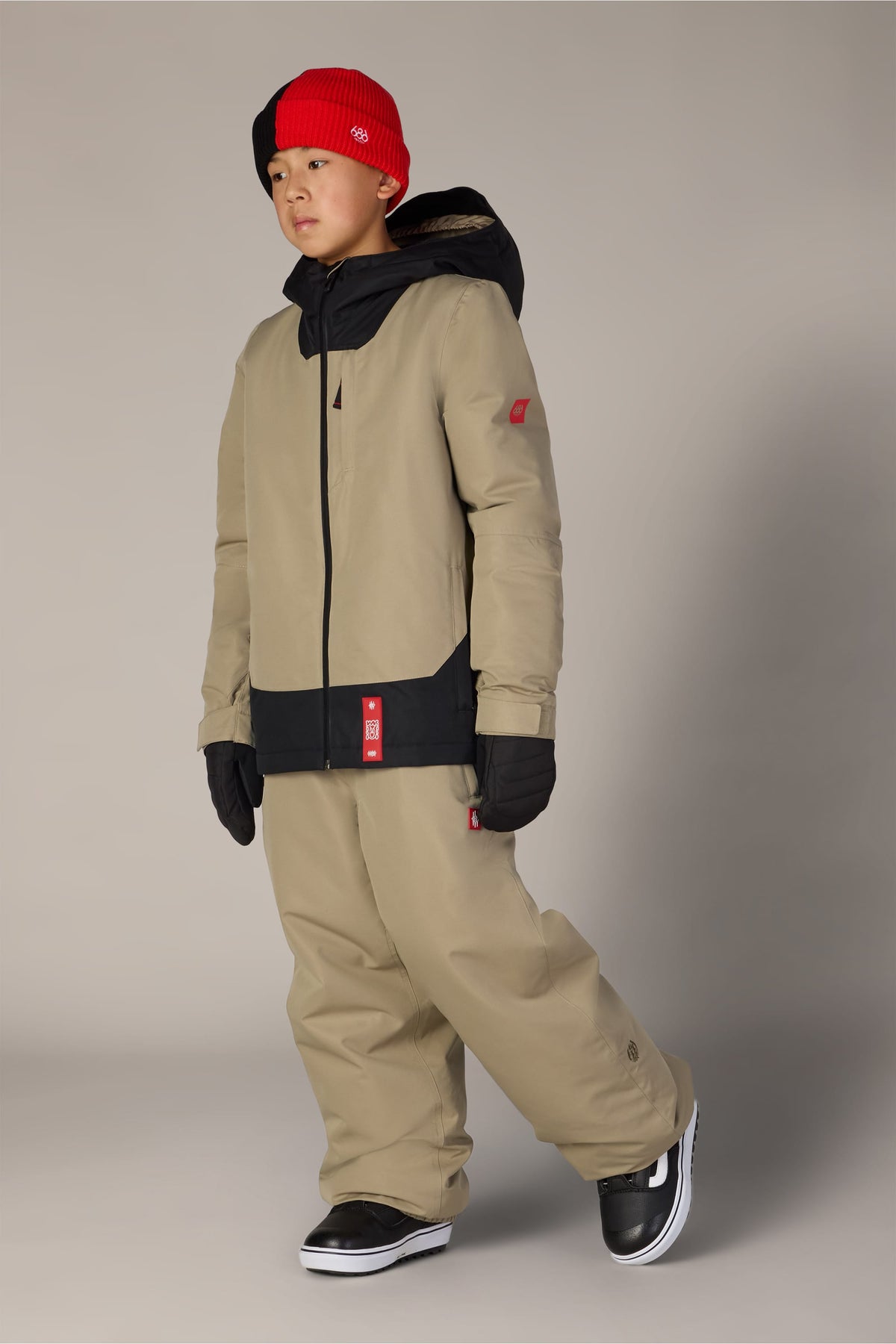 686 Y Gateway Insulated Jacket Khaki Colorblock