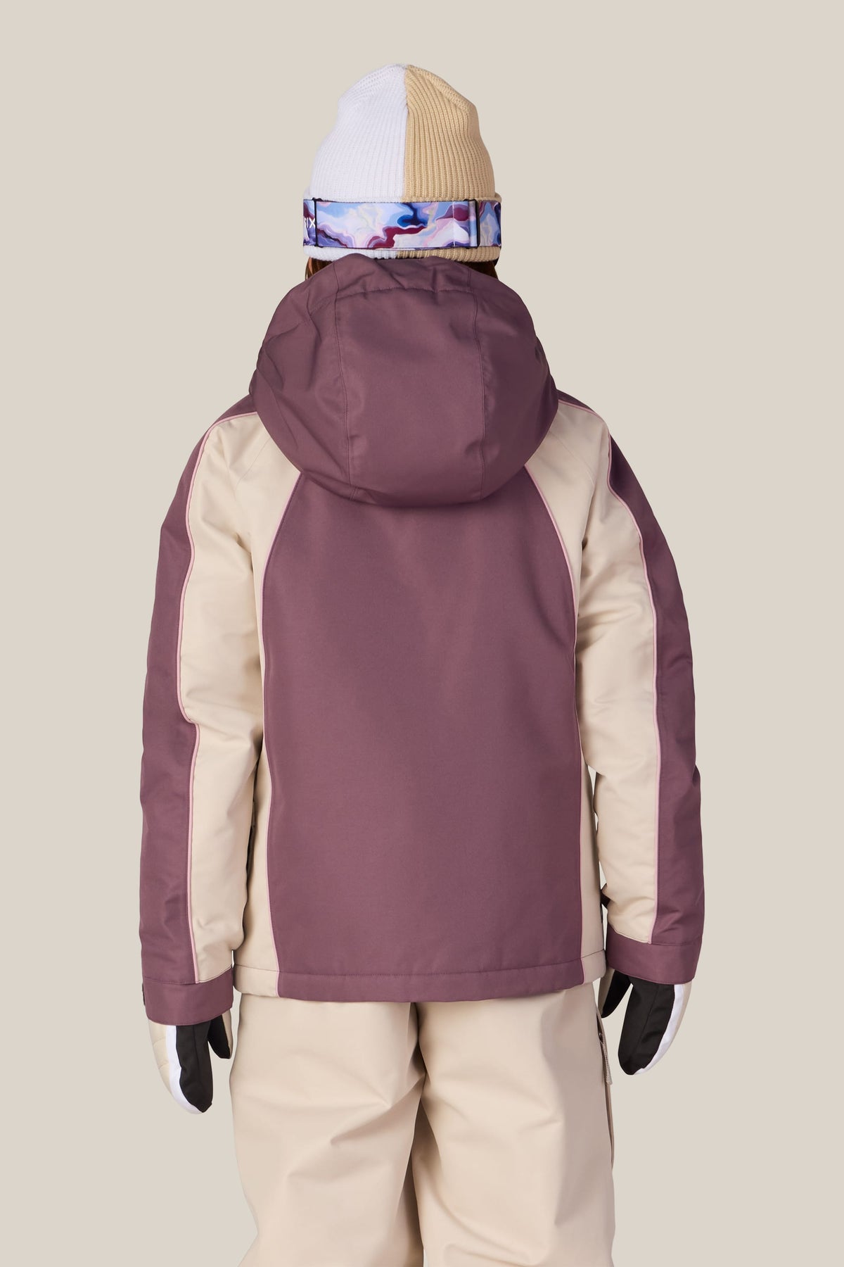 686 Y Hologram Insulated Jacket Black Plum Colorblock