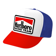 WEBIG MOTO COMPANY MARLBORO RACE TEAM CURVED BILL PATCH HAT