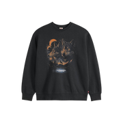 Levi's Relaxed Graphic Crew Wolf Jet Black