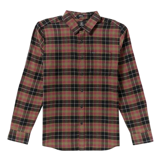 VOLCOM CADEN PLAID LS