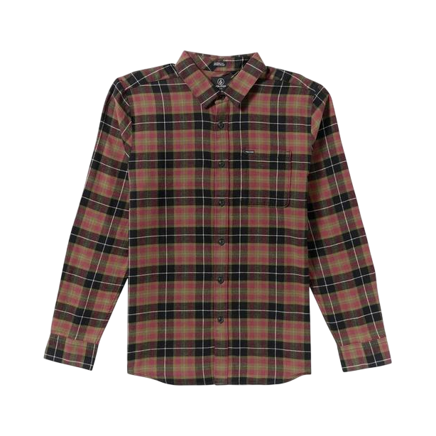 VOLCOM CADEN PLAID LS