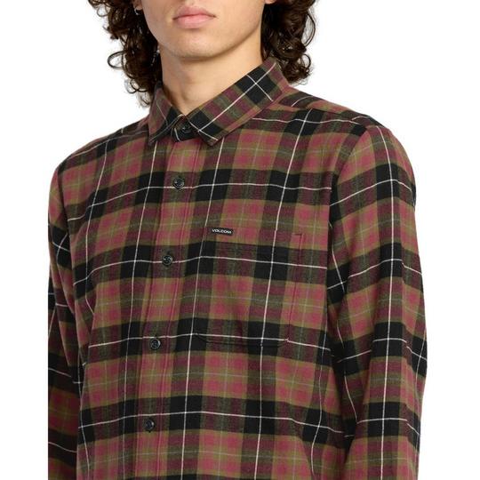 VOLCOM CADEN PLAID LS