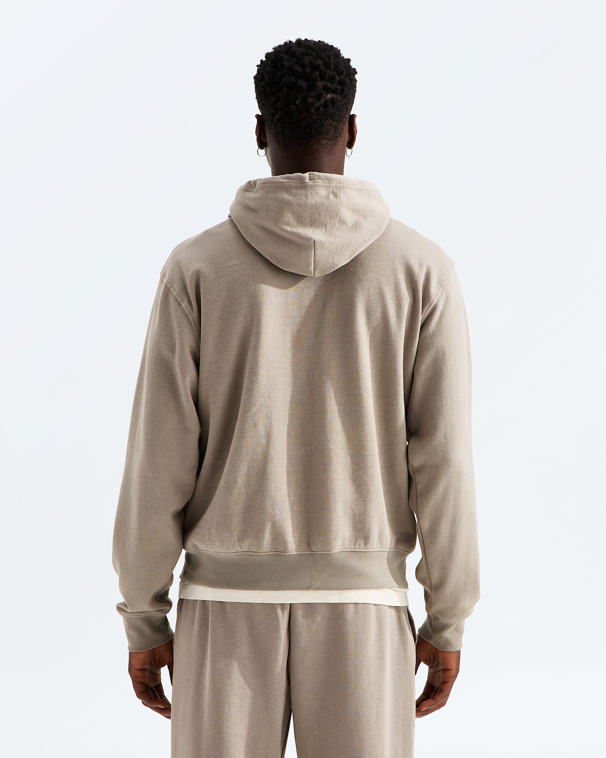 THE NORTH FACE TNF Double Knit Hoodie Stone Slab - vue arrière
