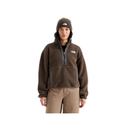THE NORTH FACE W TNF Fleeski 1/4 Zip Pullover Dark Chestnut