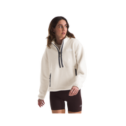 THE NORTH FACE W TNF Fleeski 1/4 Zip Pullover White Dune