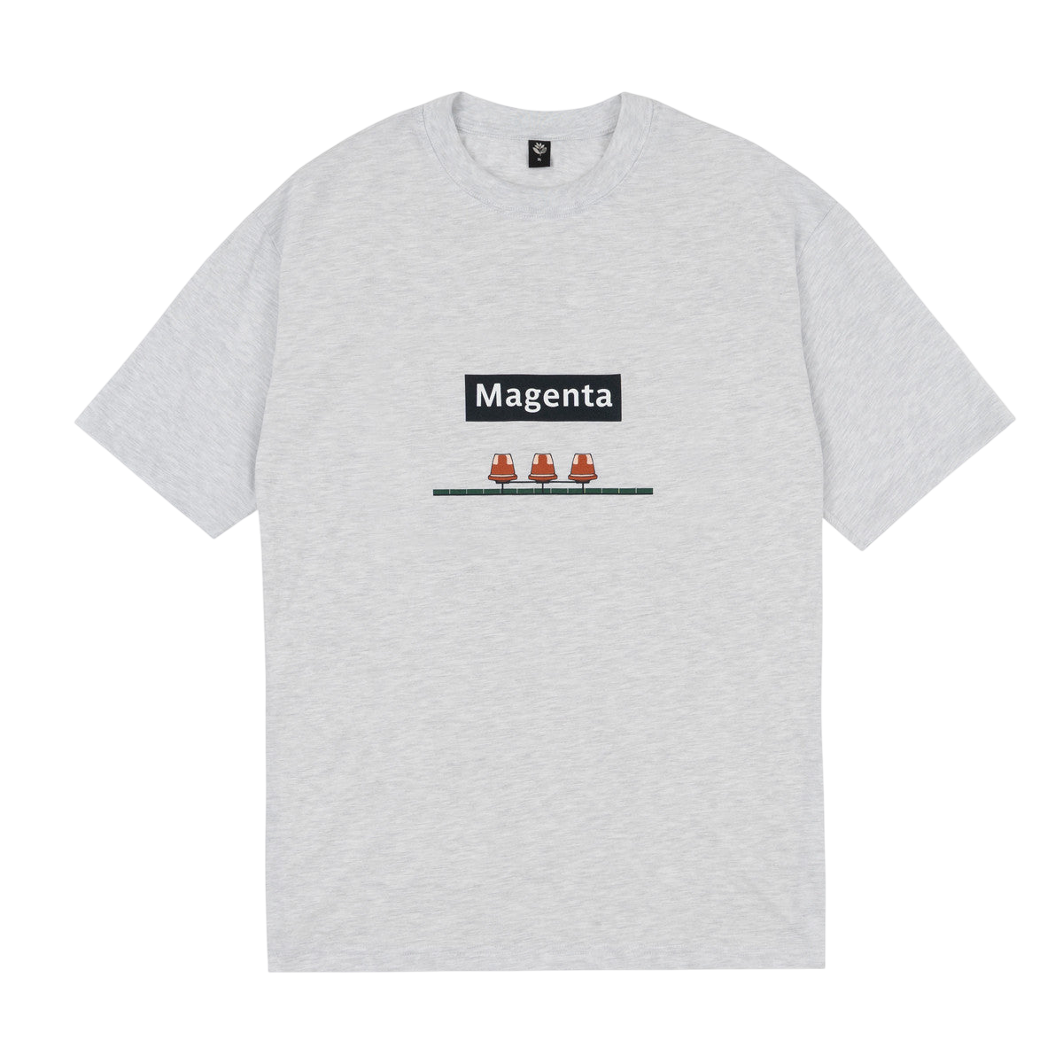 MAGENTA STATION TEE 