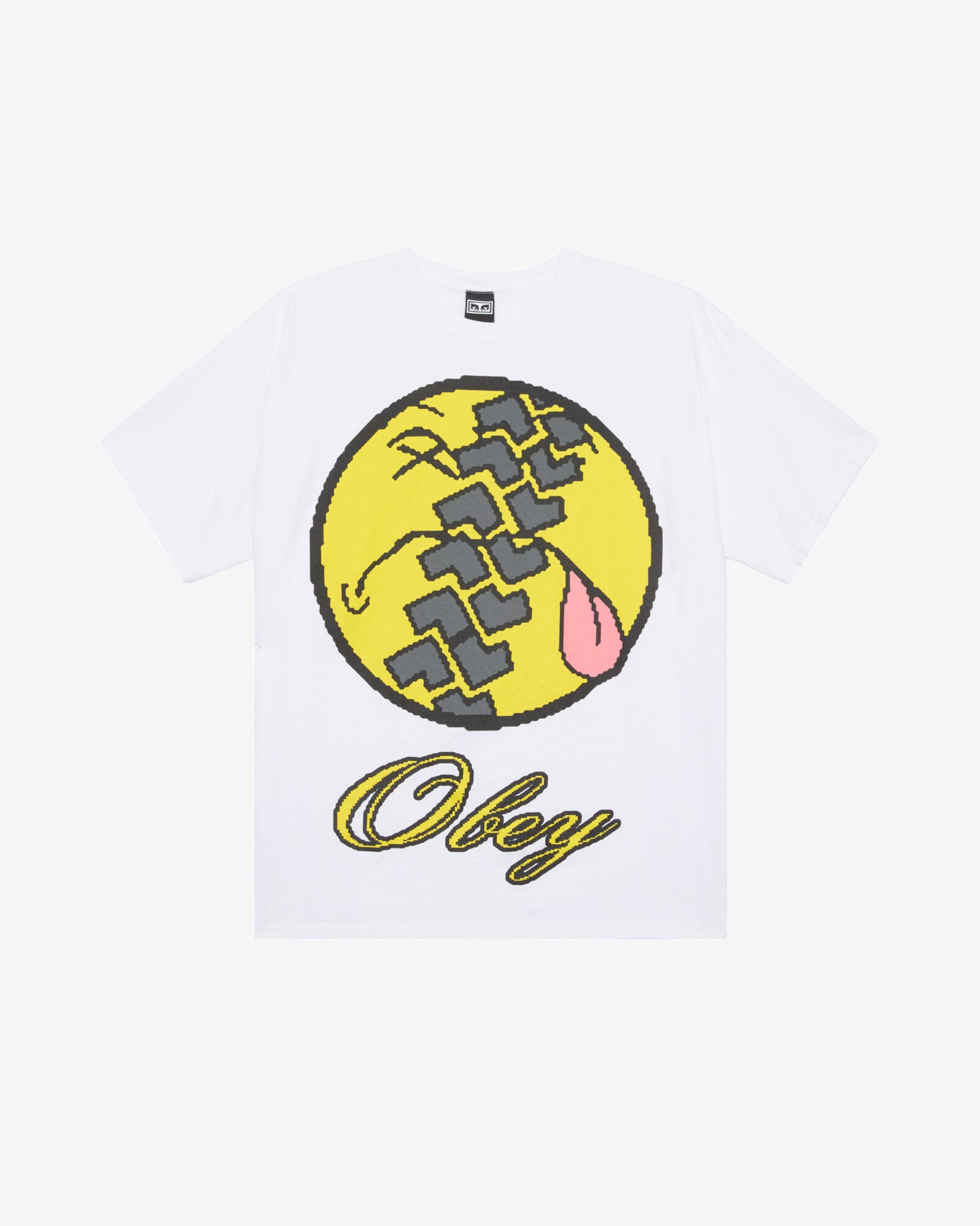OBEY SMILE TIRE VTG OVERSIZE TEE