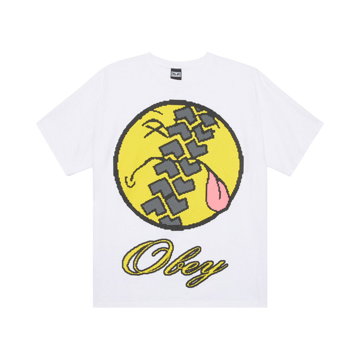 OBEY SMILE TIRE VTG OVERSIZED T-SHIRT