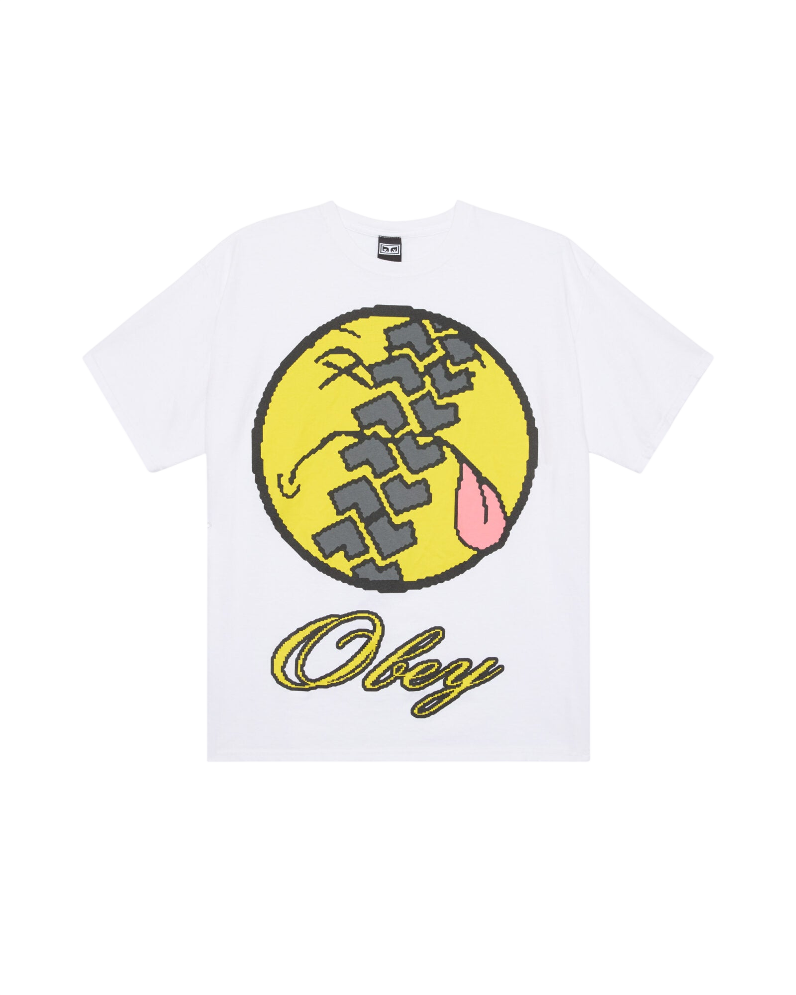 OBEY SMILE TIRE VTG OVERSIZE TEE