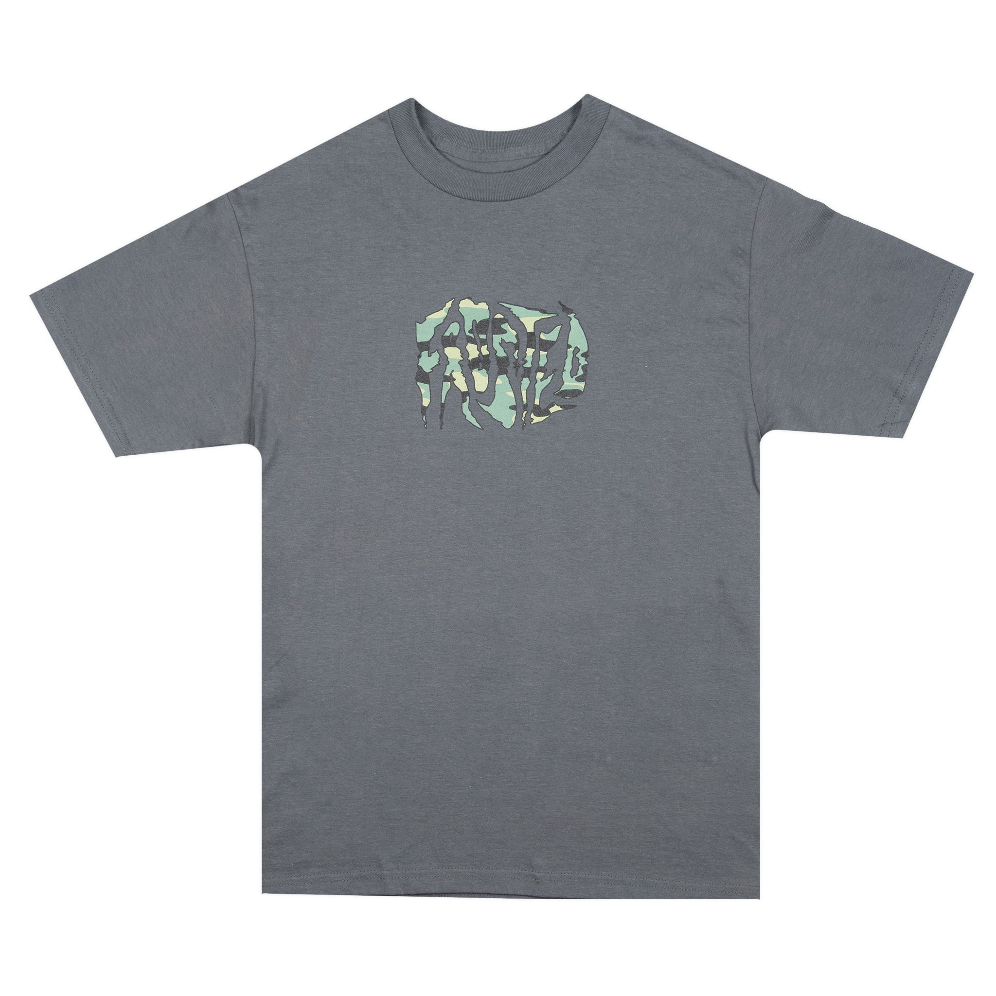FROSTED OG LOGO T-SHIRT - Charcoal - Face