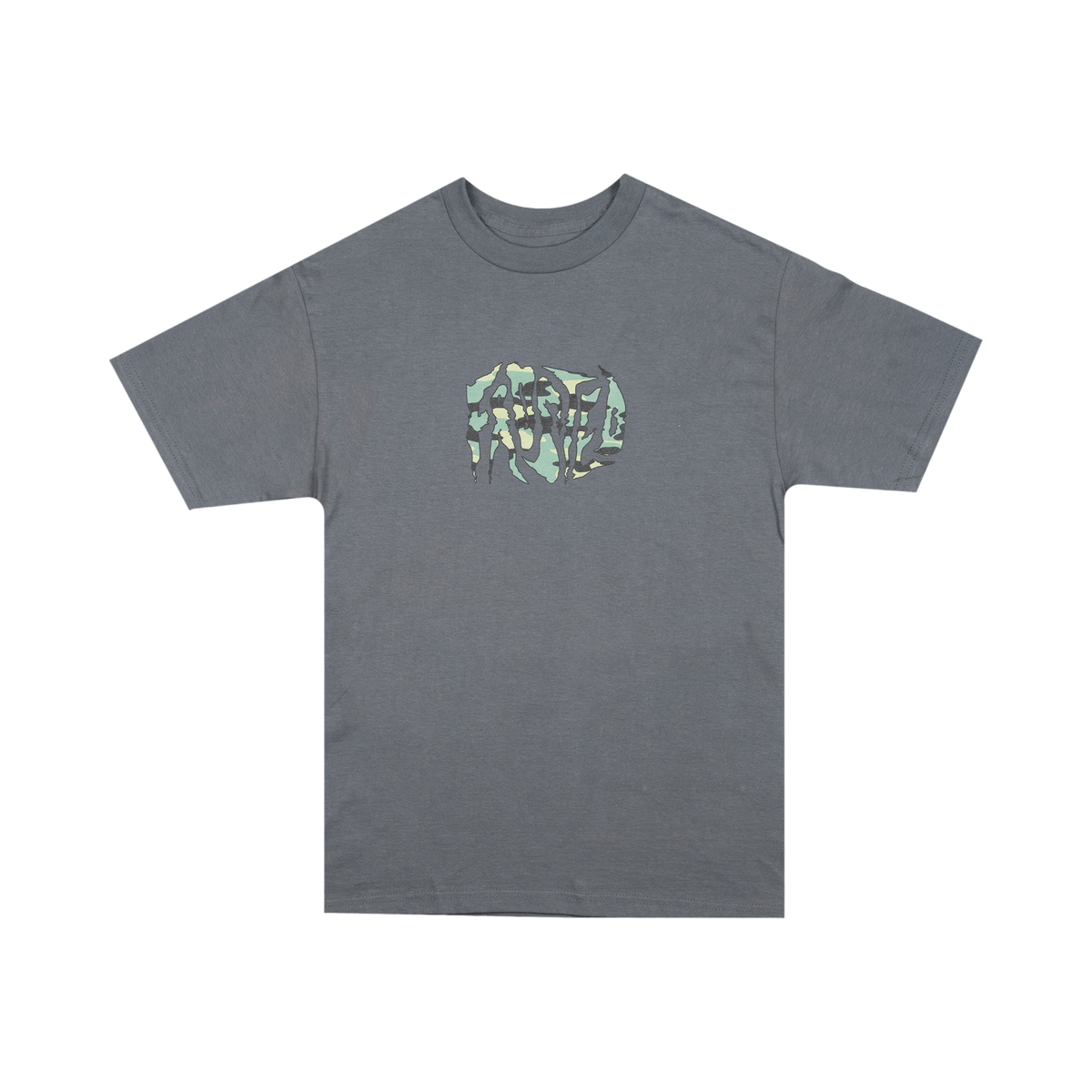 FROSTED OG LOGO T-SHIRT - Charcoal - Face