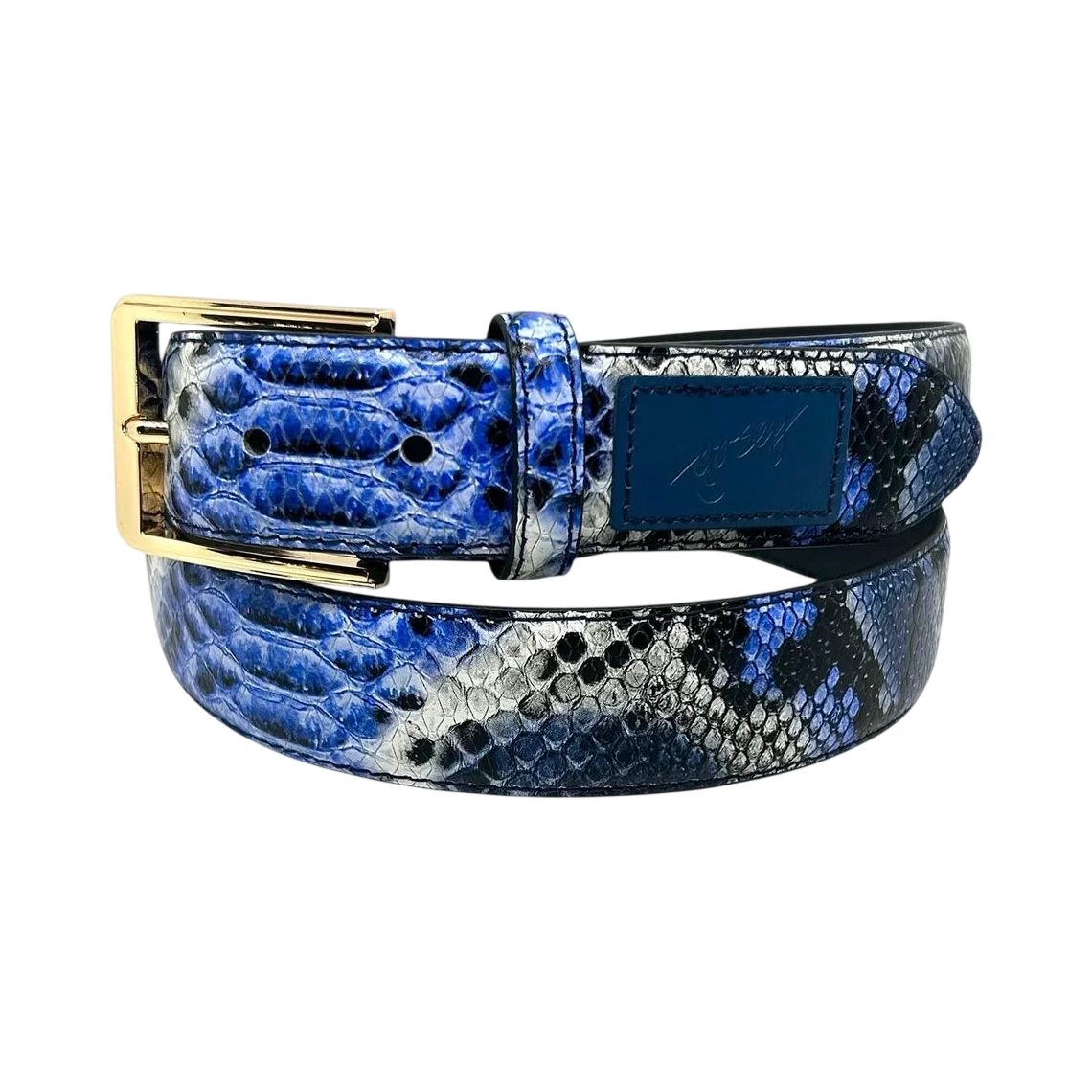 LOOSEY PREMIUM SNAKESKIN BELT 