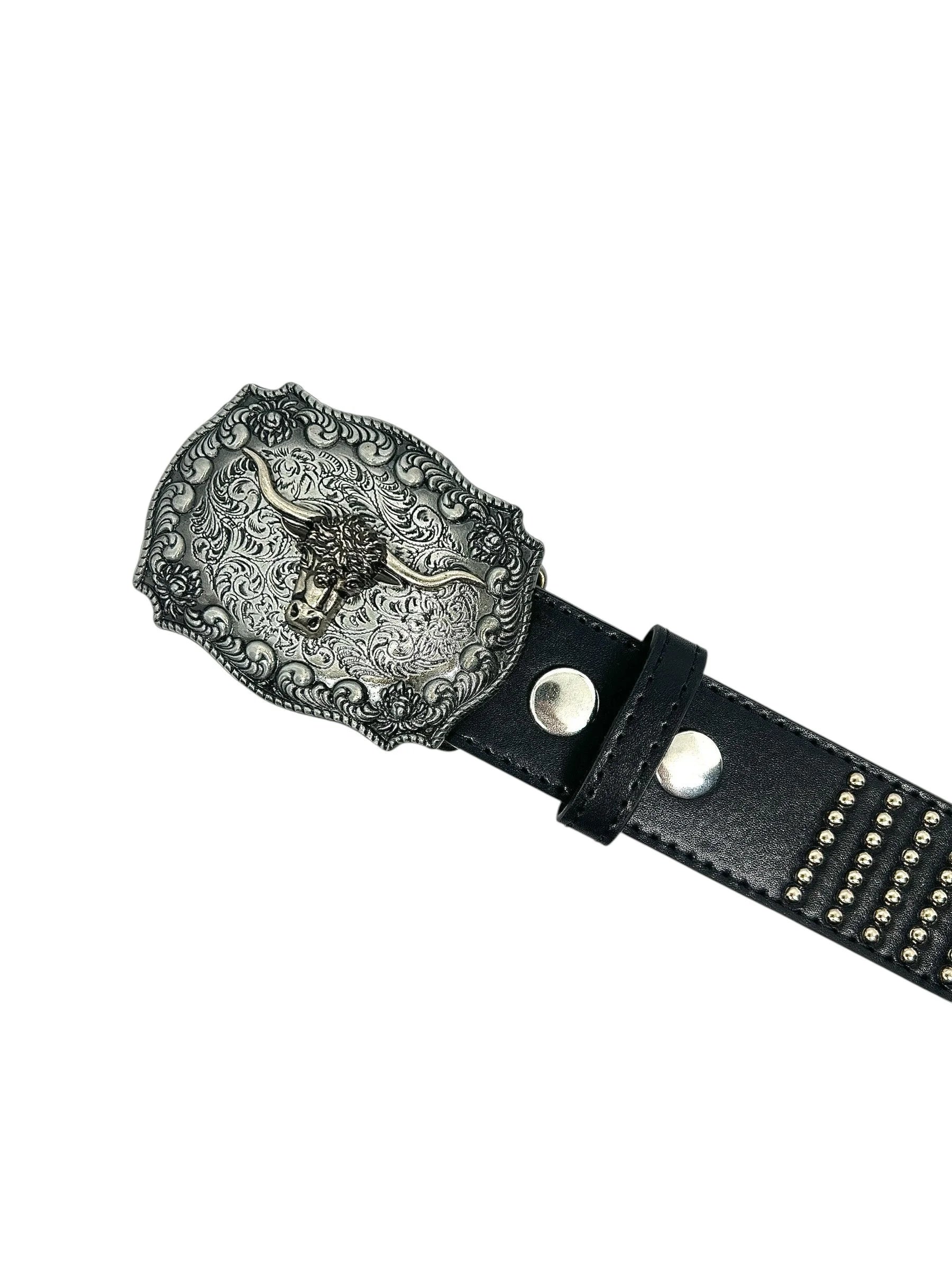 LOOSEY INTERCHANGEABLE BLACK BUCKLE BELT