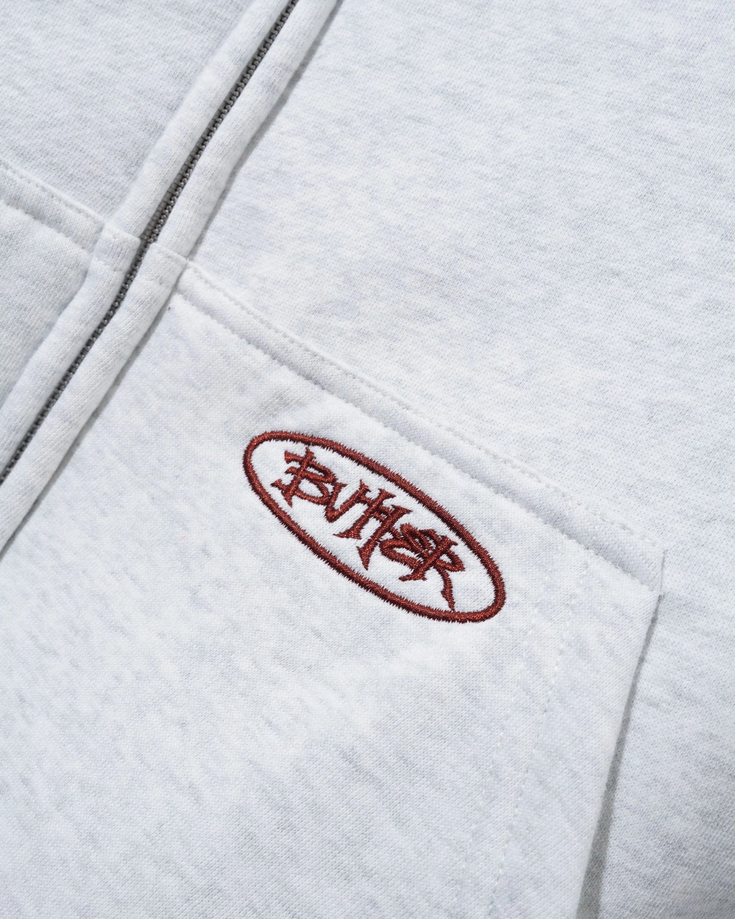 Butter Goods Plaid Lined Zip-Thru Hood Ash - vue 2