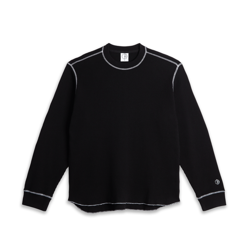 POLAR DYLAN LS TEE BLACK/WHITE