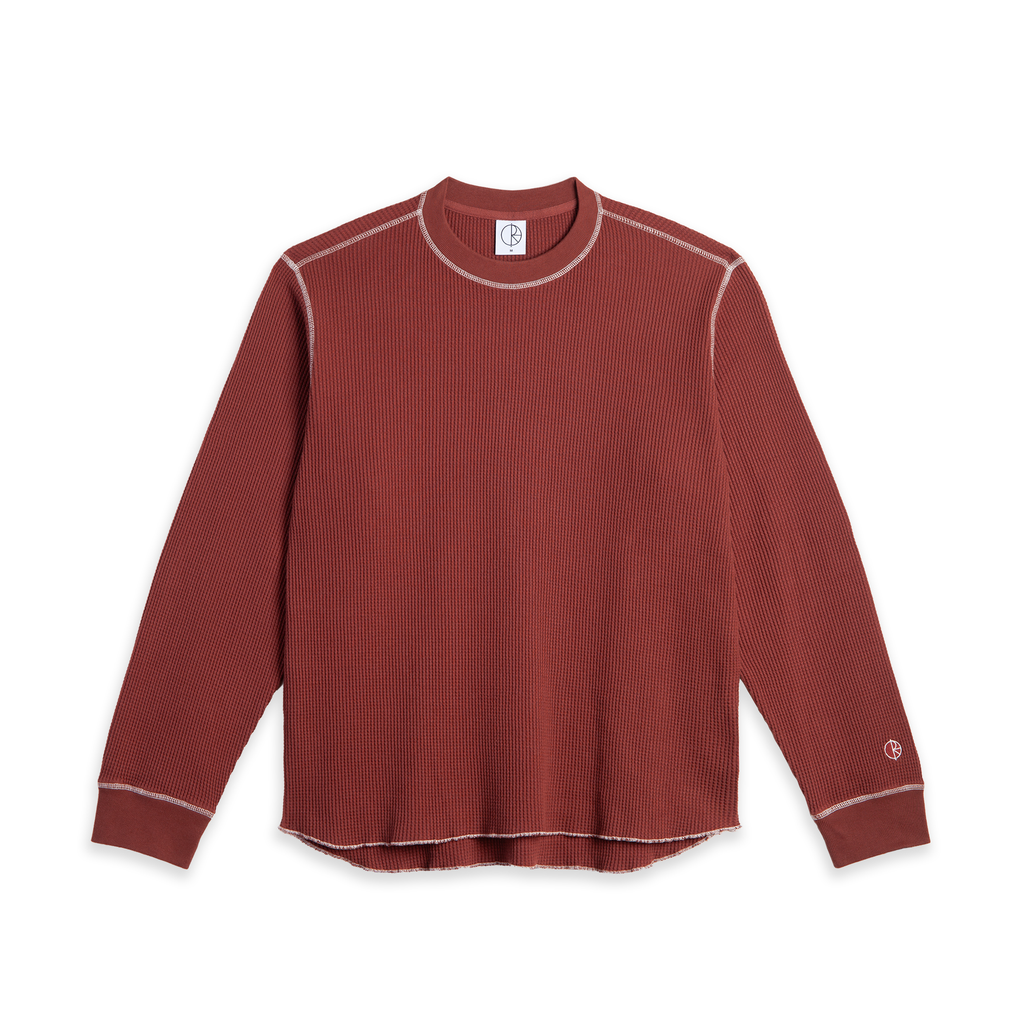 POLAR DYLAN LS TEE WINE/WHITE