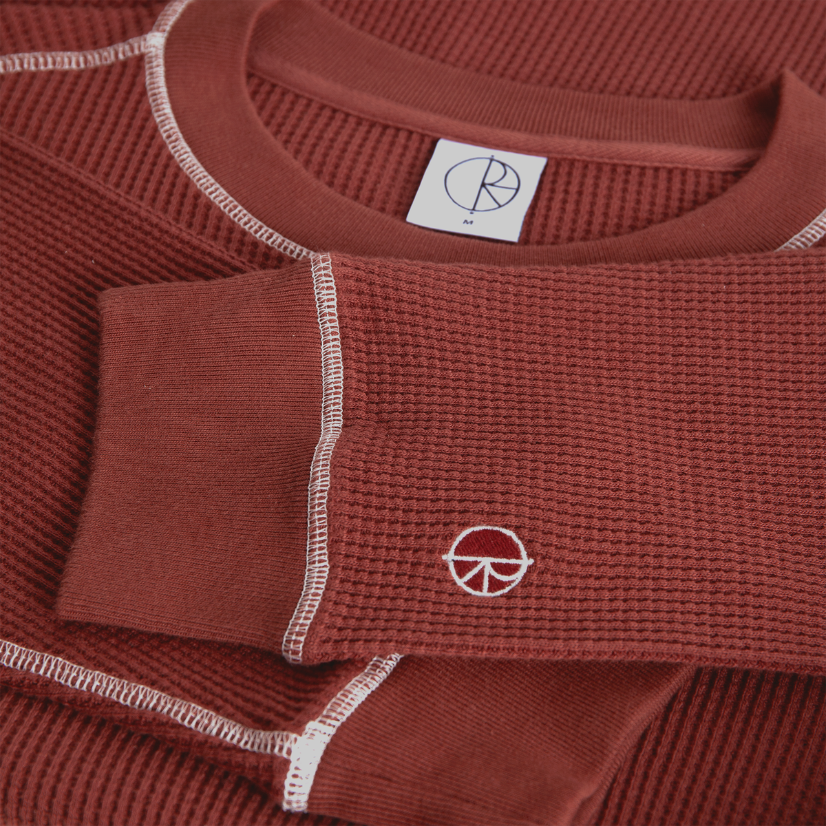 POLAR DYLAN LS TEE WINE/WHITE