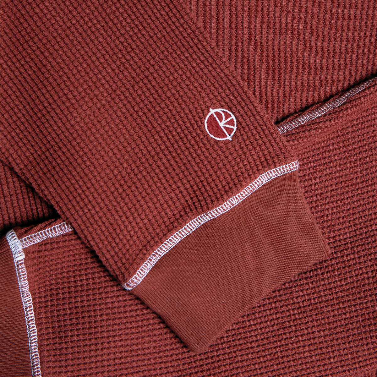 POLAR DYLAN LS TEE WINE/WHITE