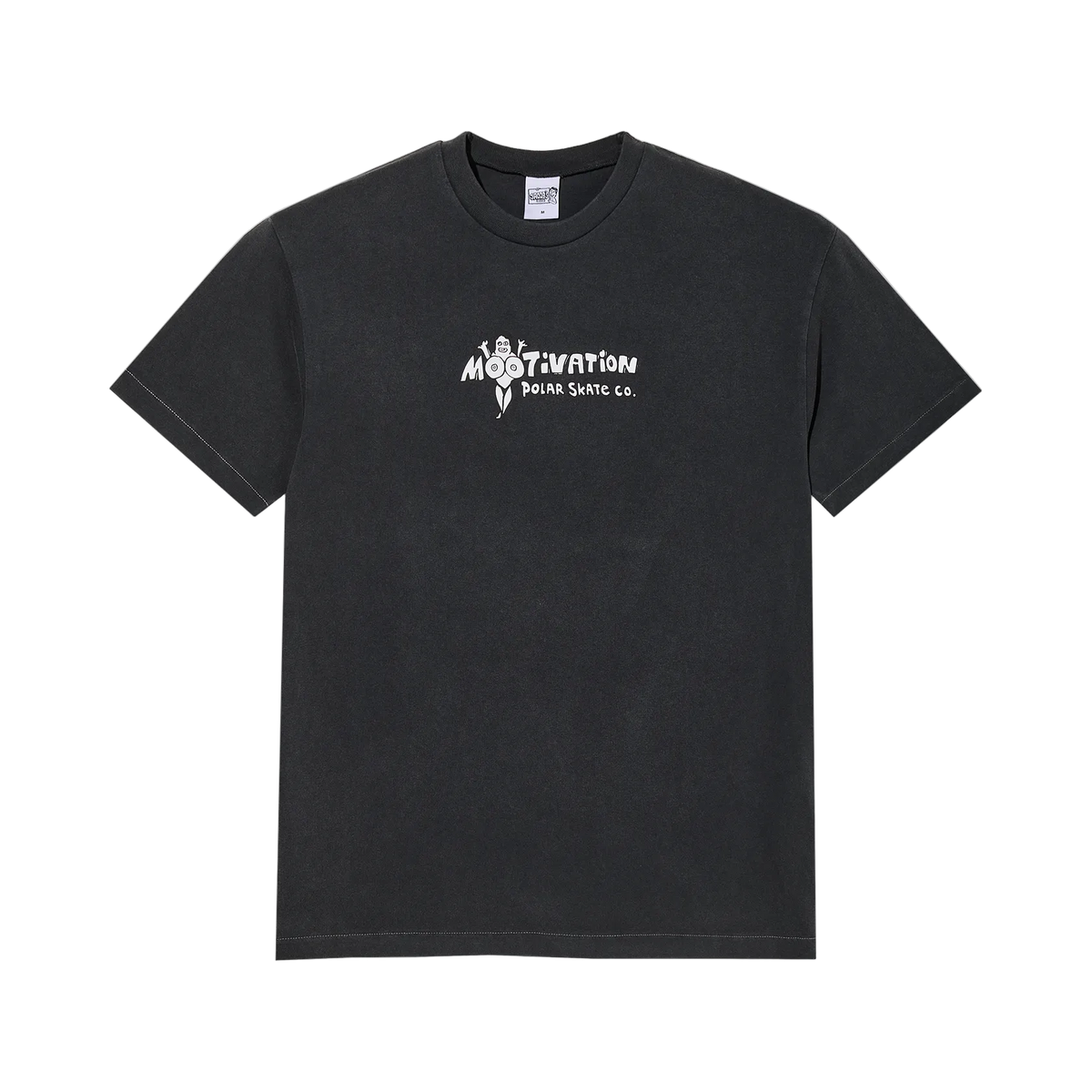 POLAR MOOTIVATION BAND TEE - Silver Black