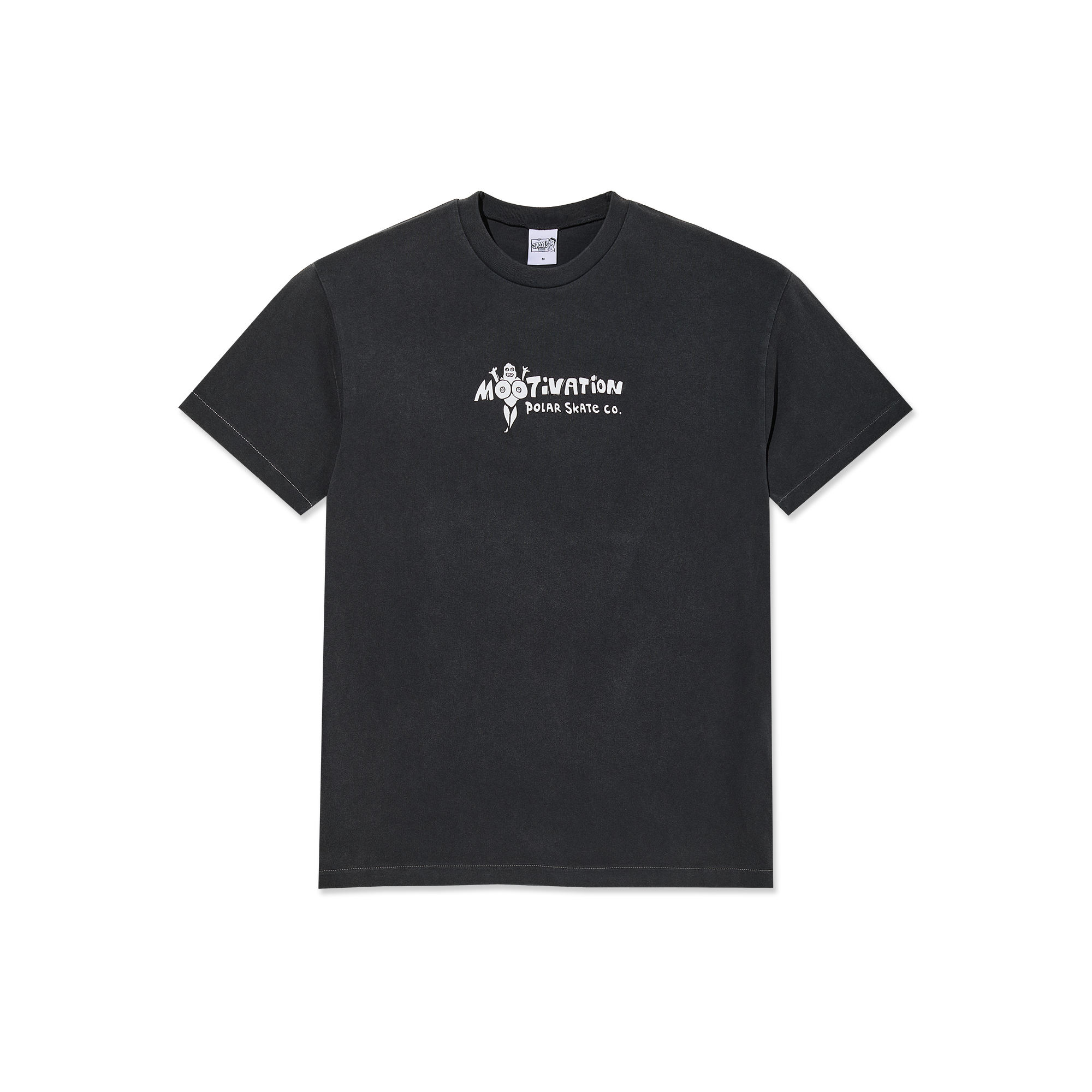 POLAR MOOTIVATION BAND TEE - Silver Black