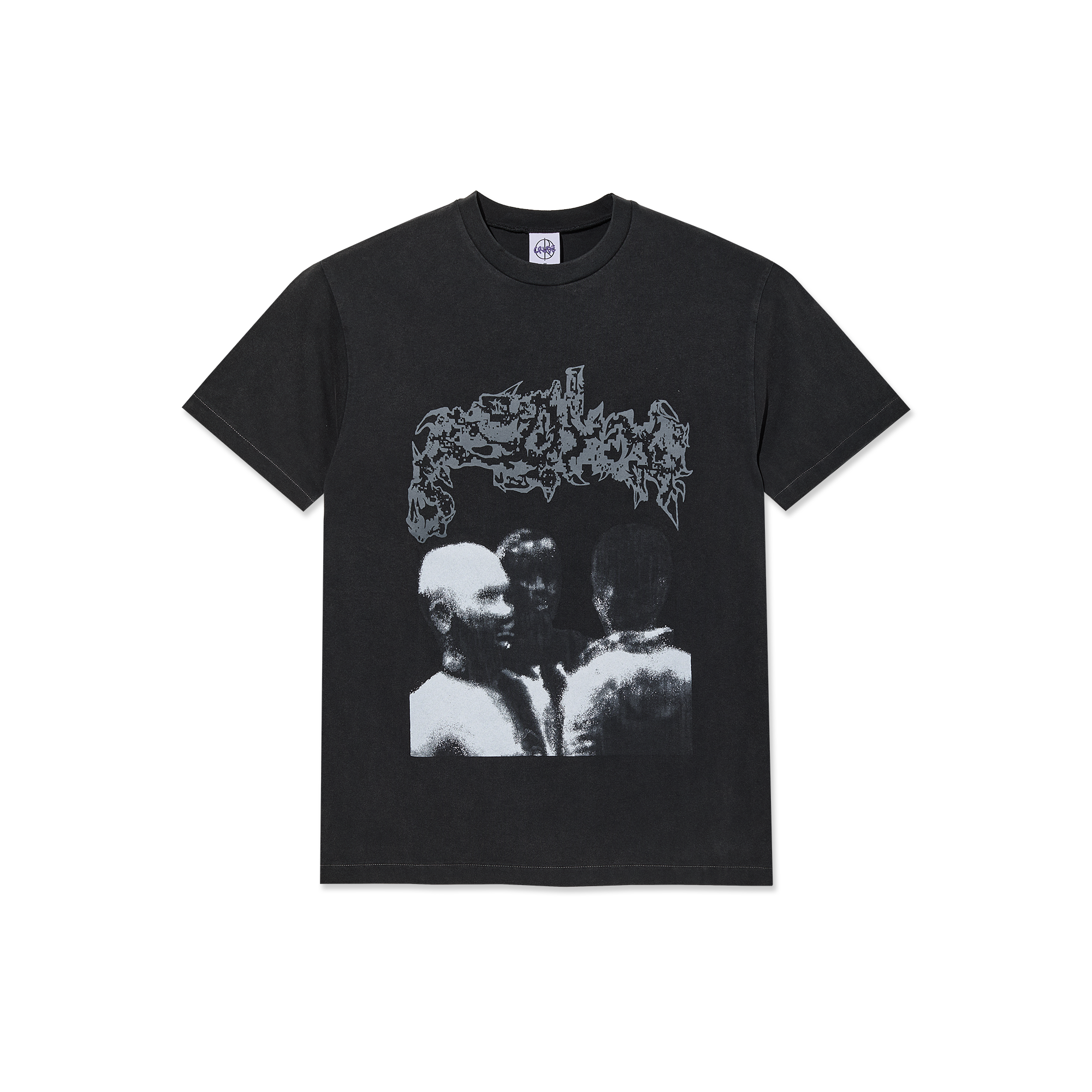 POLAR OVERHEAD BAND TEE - Silver Black