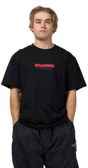SOUVENIR PRESS POLICE TEE BLACK