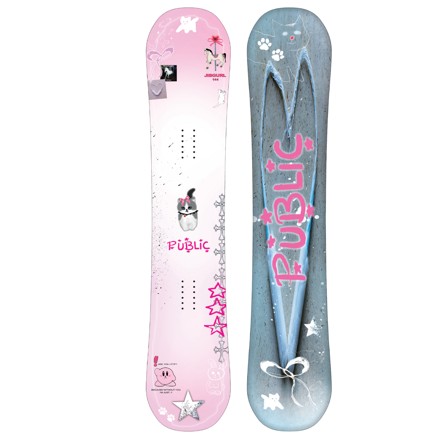 PUBLIC W JIBGURL SNOWBOARD 2026