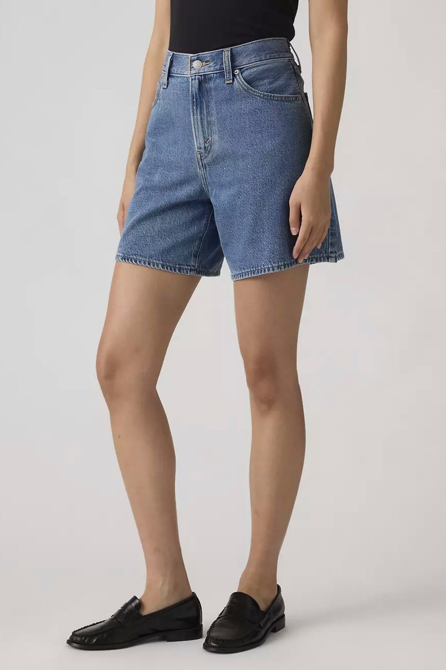 LEVI'S W HIGH BAGGY SHORT