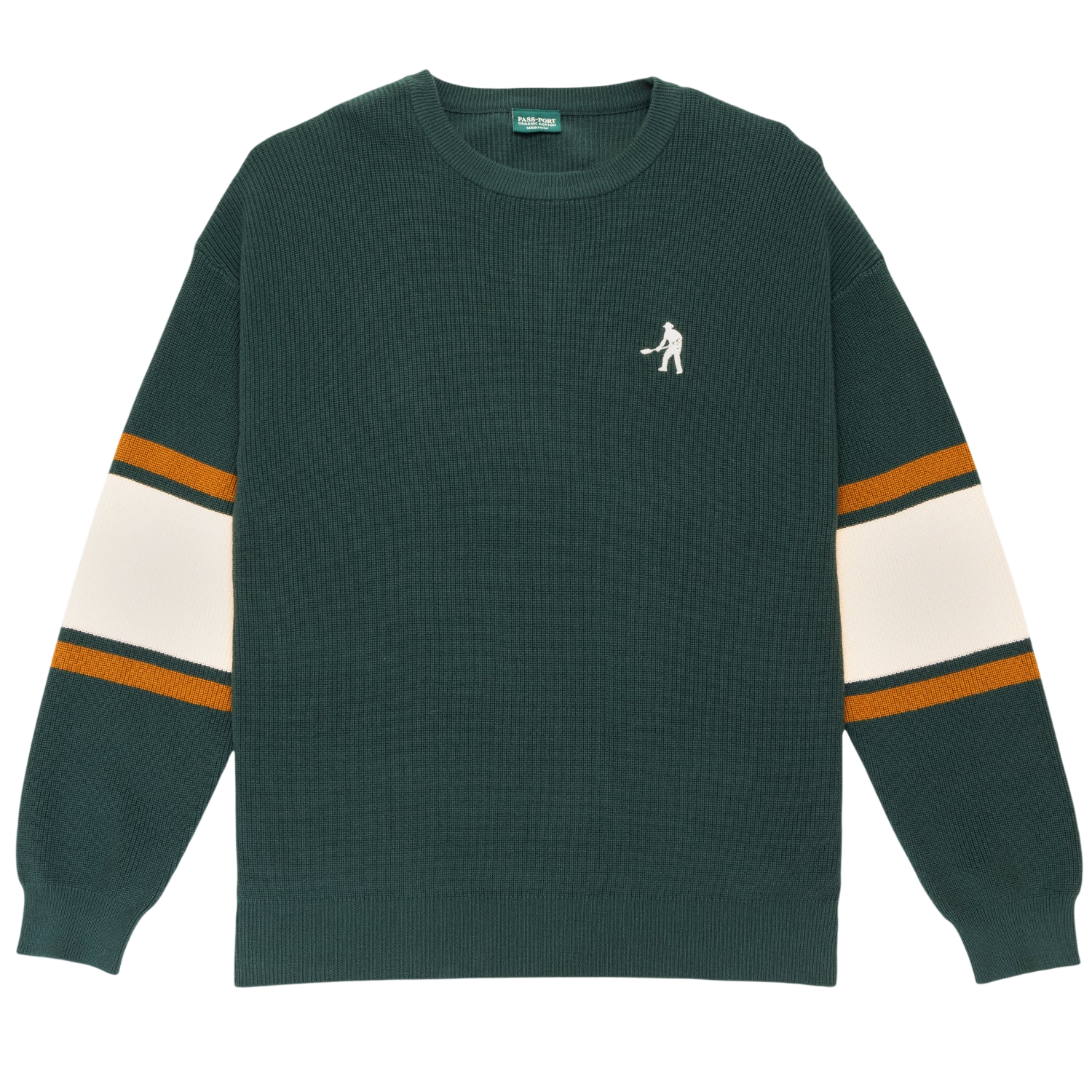 PASSPORT ORGANIC COTTON STRIPE KNIT SWEATER