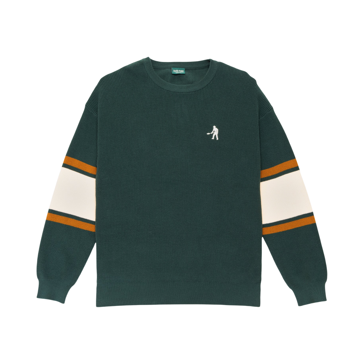 PASSPORT ORGANIC COTTON STRIPE KNIT SWEATER 