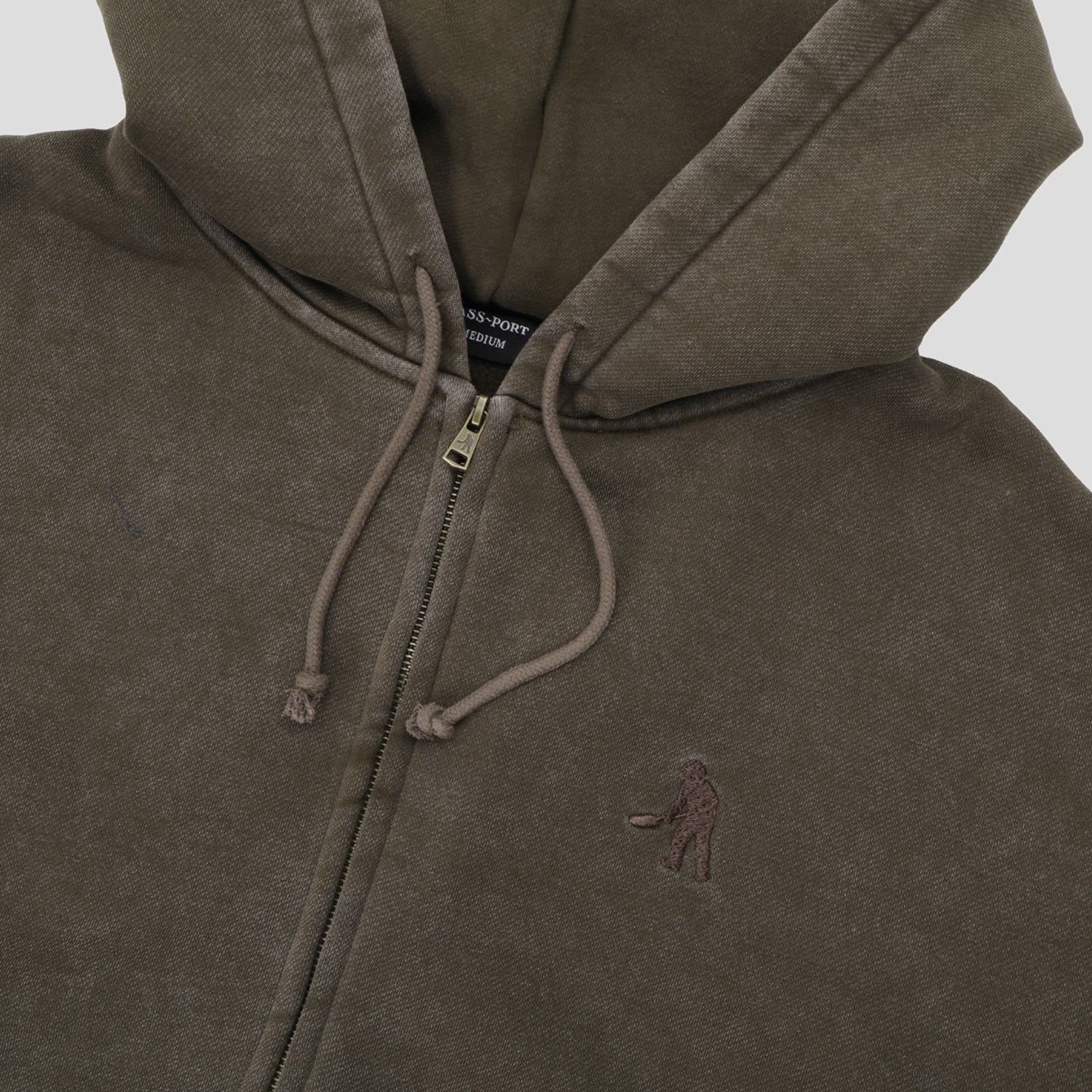 PASSPORT SOLID WORKERS ZIP HOOD 