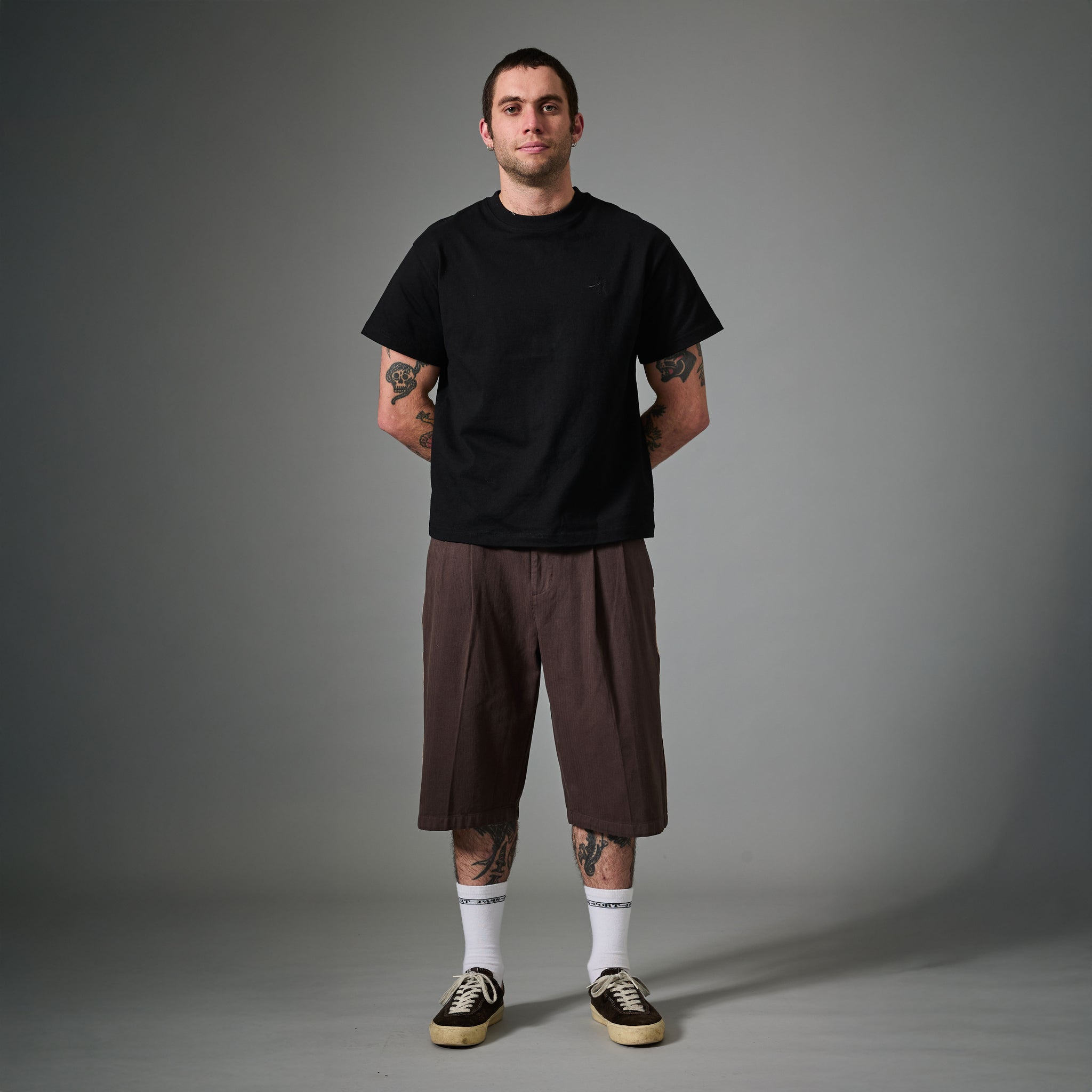 PASSPORT HERRINGBONE LEAGUES CLUB STRIPE SHORT