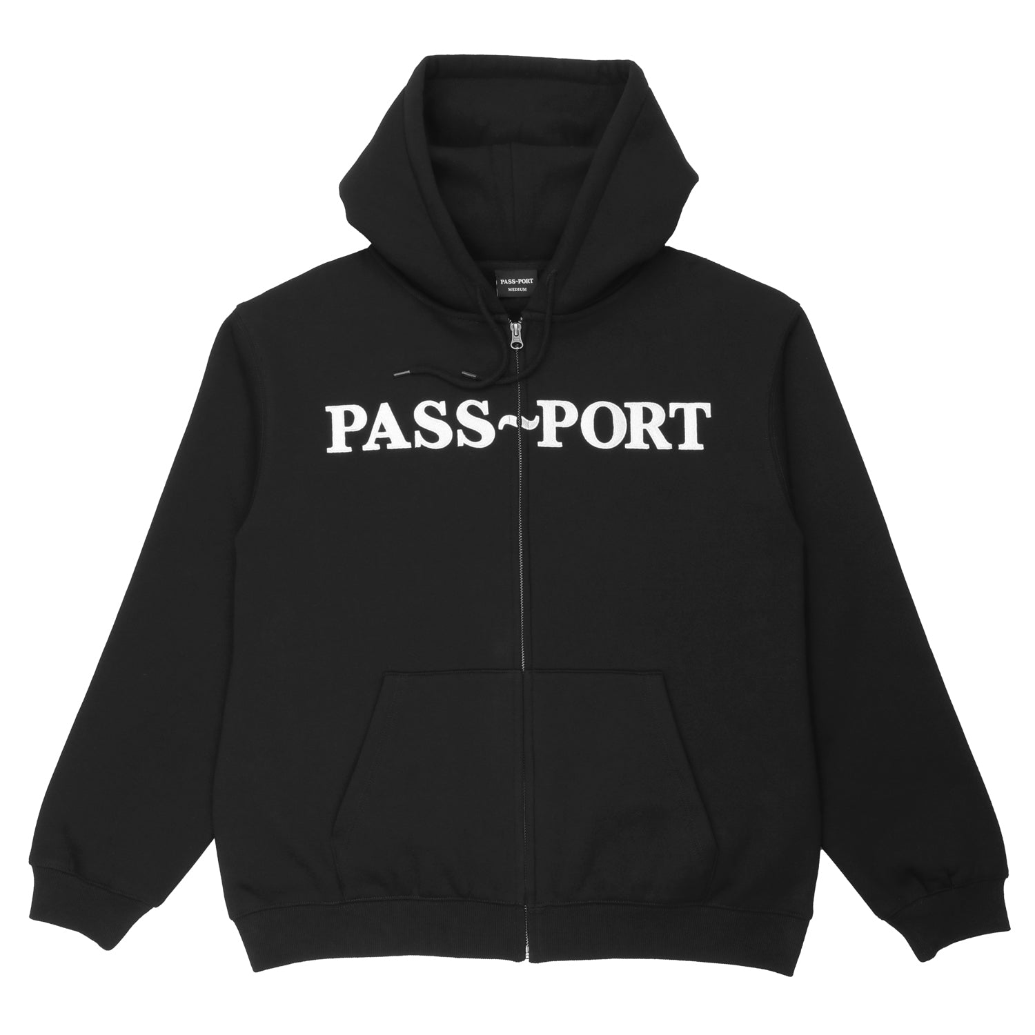 Passport Official Zip Hood - Black