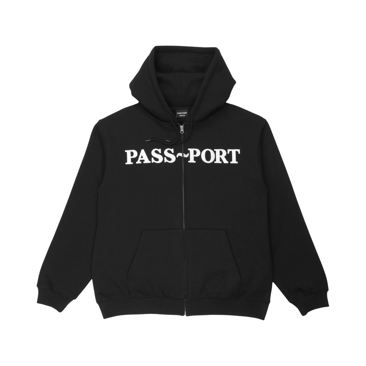 Passport Official Zip Hood - Black