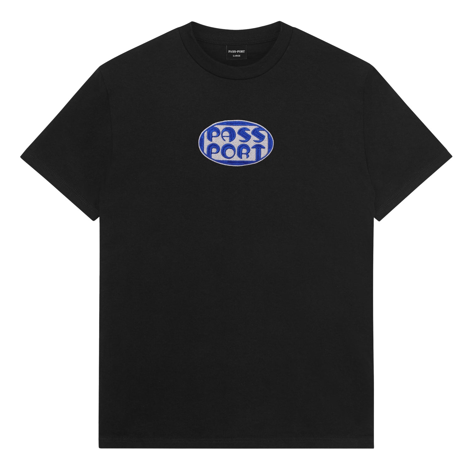 Passport Rounded Tee - Black