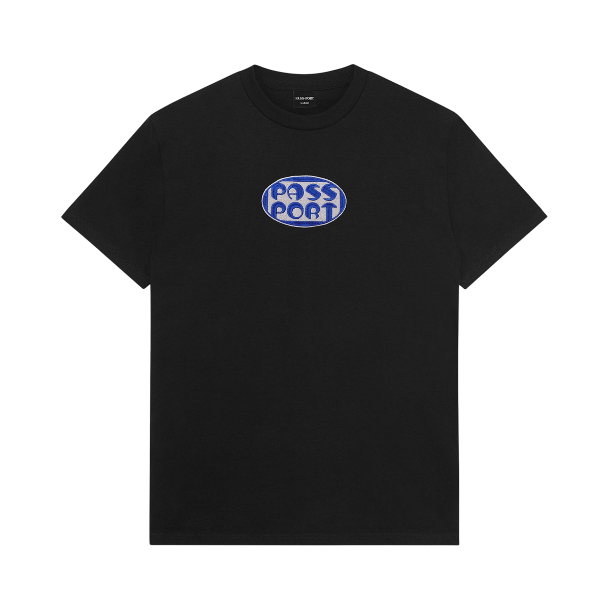 Passport Rounded Tee - Black