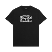 PASSPORT CALLIGRAPHY TEE BLACK - avant