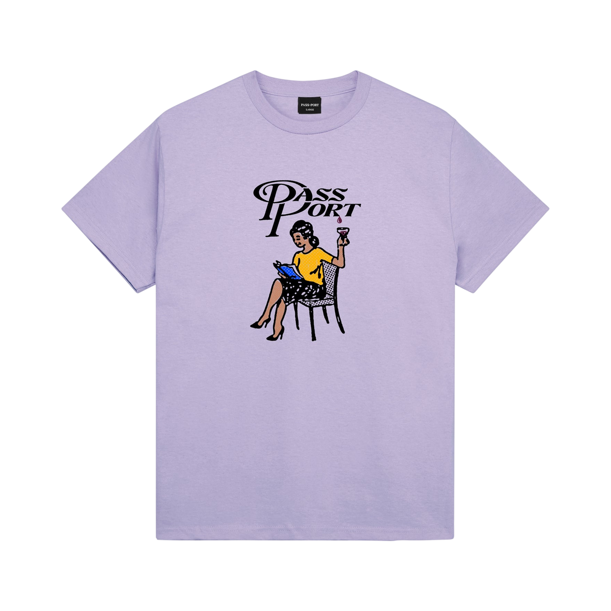 PASSPORT MINIMAL OUTPUT TEE LAVENDER - avant