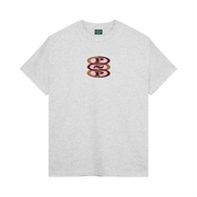 PASSPORT HOOPS ORGANIC TEE ASH - avant