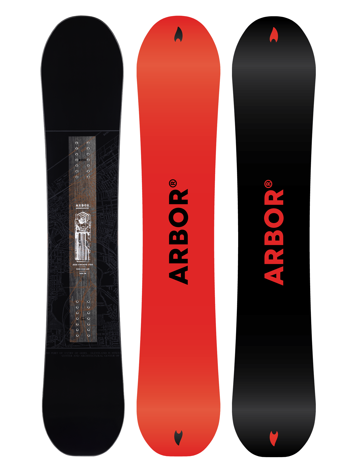 ARBOR RED GERARD PRO SNOWBOARD 2027