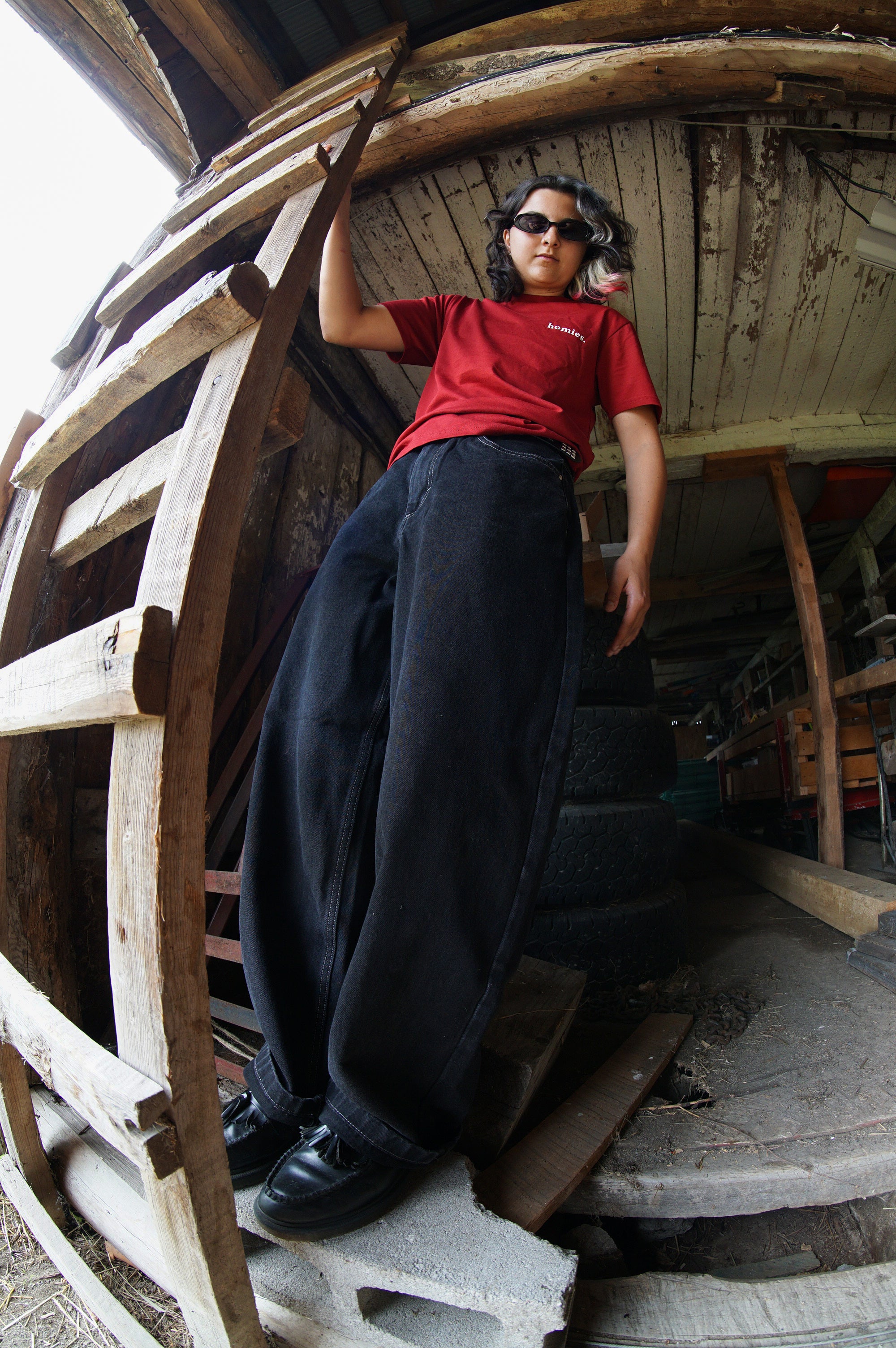 HOMIES SUPER BAGGY JEANS