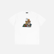 Dime Snackman Dealer T-Shirt Blanc - Photo flat