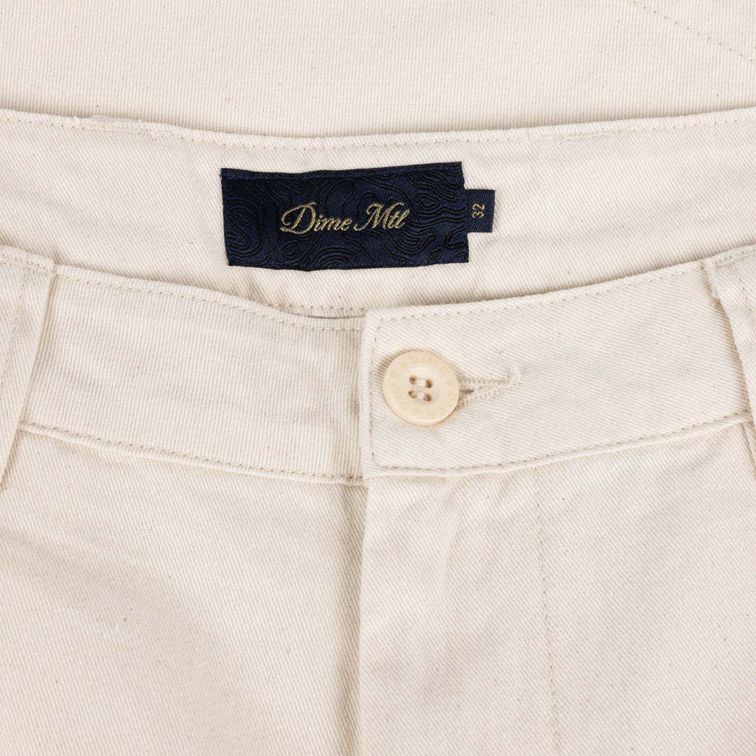 DIME Baggy Chino Shorts Beige — porté 2
