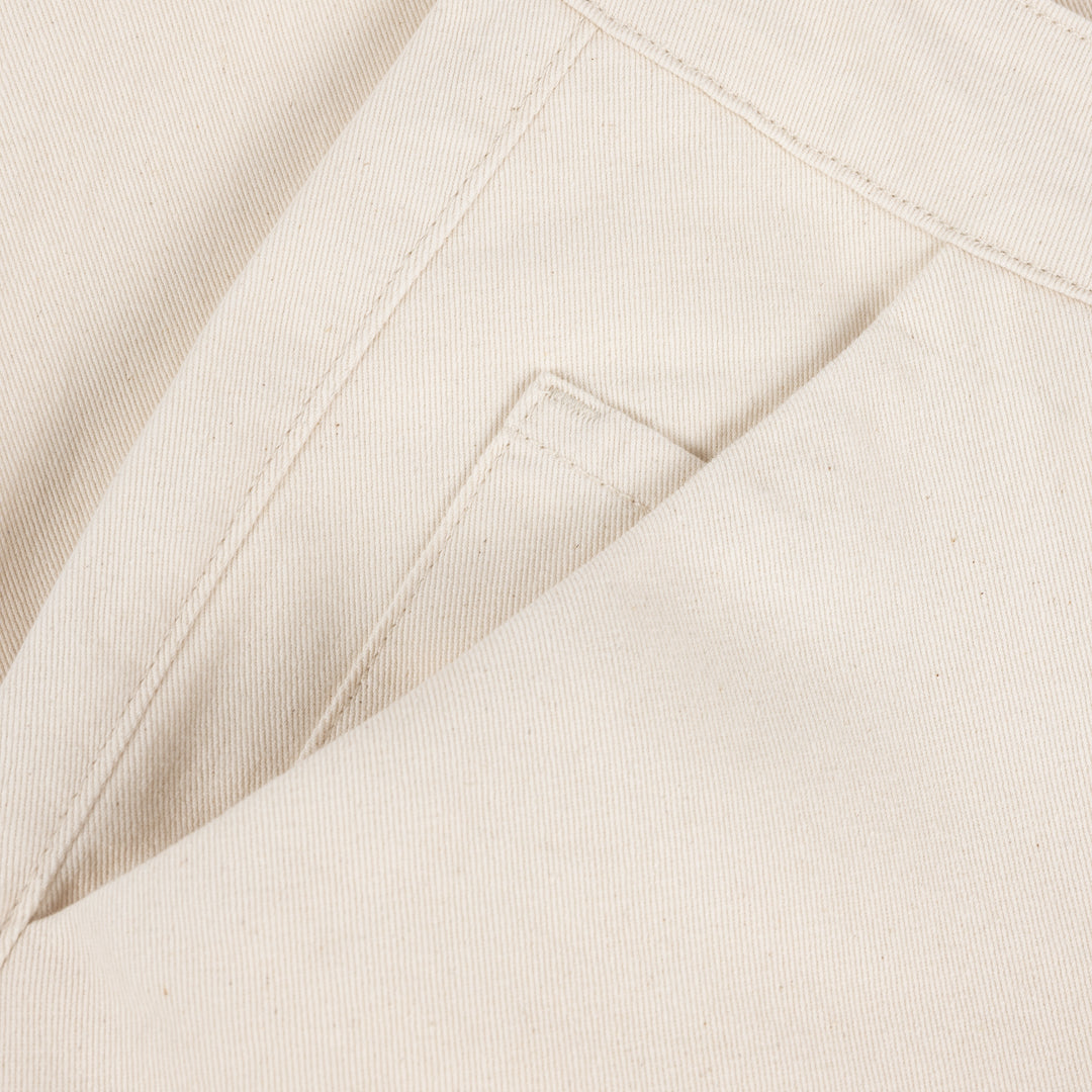 DIME Baggy Chino Shorts Beige — porté 3