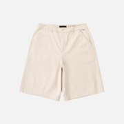 DIME Baggy Chino Shorts Beige — flat
