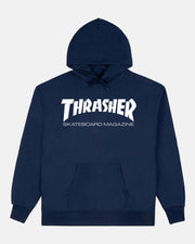 THRASHER SKATE MAG HOODIE NAVY