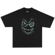 FROSTED SMILEY BOXY T-SHIRT - Black - Face