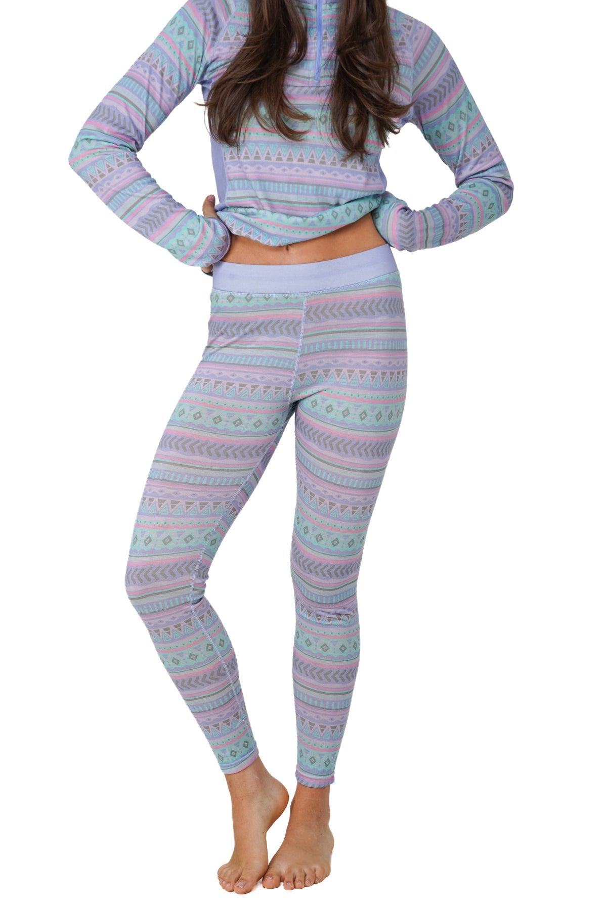 NOTICE THE RECKLESS W AURORA MERINO BASE LAYER BOTTOM